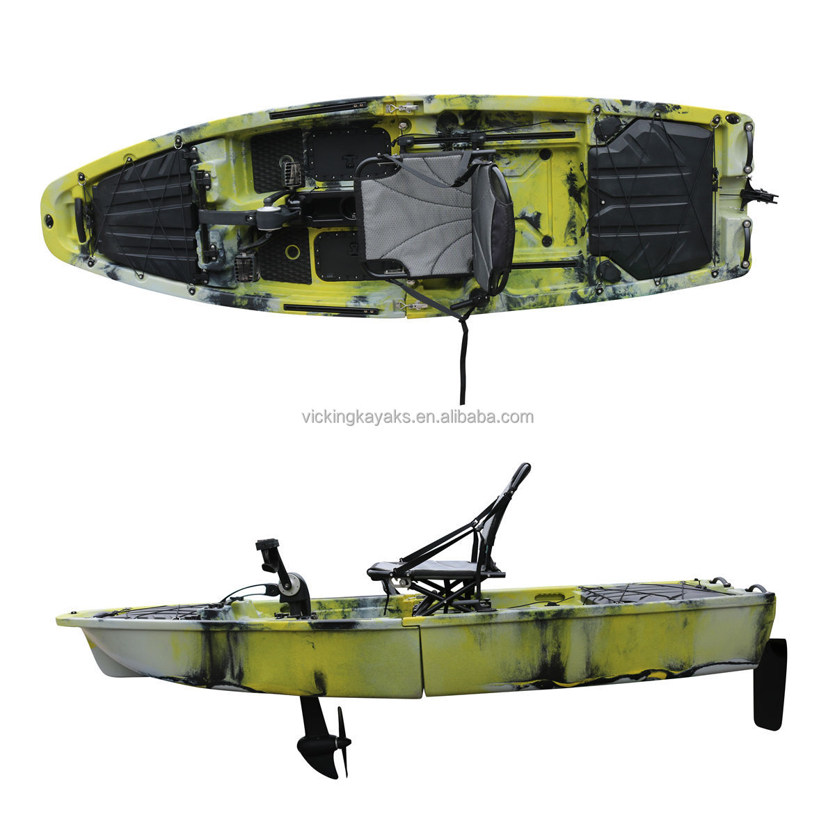 Fishing Boat Seat - Kayak de pêche à pédales modulaire